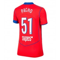 Stroje piłkarskie Paris Saint-Germain Willian Pacho #51 Koszulka Trzeciej dla damskie 2025-26 Krótki Rękaw